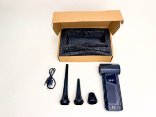 Akku-Turbogebläse mit Digitalanzeige