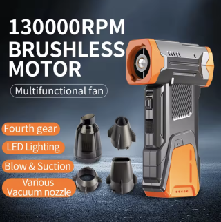 Turbo Jet Fan 130000 RPM: potente compresor de aire turbo inalámbrico para automóviles y detalles