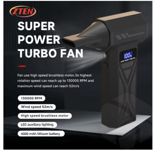 Soplador de aire inalámbrico para automóvil y electrónica + función de aspiradora