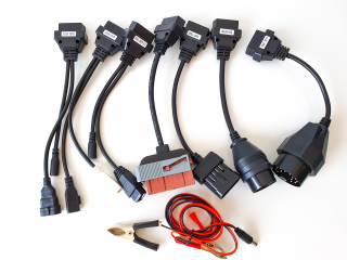 Universal diagnostic interface adapter kit for passenger vehicles