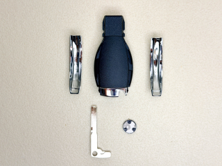 Mercedes 3-Tasten-Schlüsselgehäuse W203 W204 W205 W210 W211 W212 W221 W222