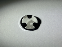 Mercedes-Logo 13 mm (3 Löcher) für Zündschlüssel