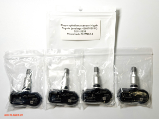 Riepu spiediena sensori 4 gab. Toyota (analogs 4260702031) 2011-2020