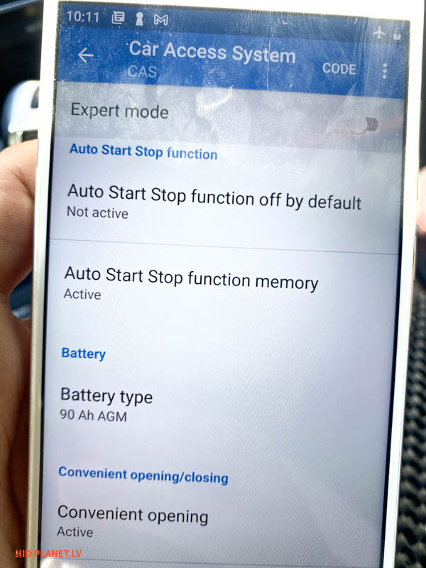 bimmercode auto start stop disable