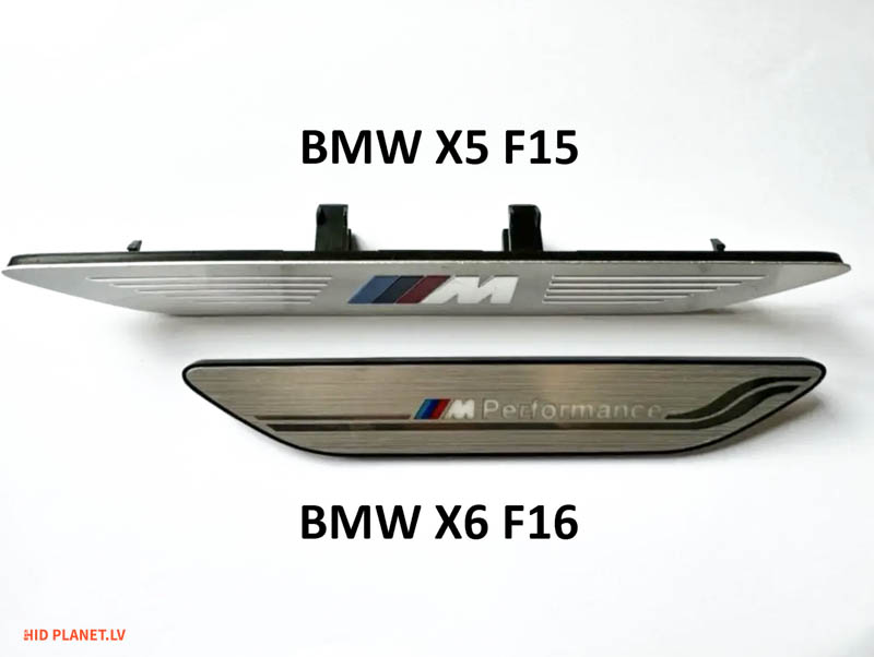 bmw x6 f16 vs x5 f15 rear sills 51472361166 77777