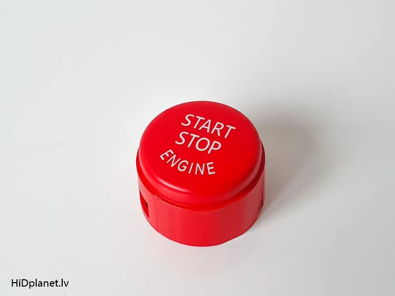 Motorstart-stopknop, start-stop-knop, start-stop-knopafdekking, automotor One Button startknop voor F30 G/F diskette met start en stop (rood